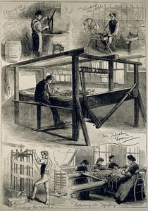 Sketches of the Royal Tapestry Manufactory at Windsor von English School