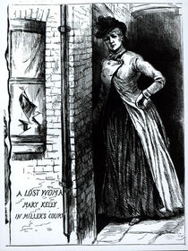 A Lost Woman, Mary Kelly, in Miller's Court by English School