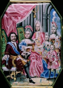 The Family of Emperor Peter I von Grigory Semyonovich Musikiysky