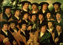 Group Portrait of the Shooting Company of Amsterdam by Dirk Jacobsz