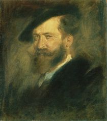 Portrait of the Artist Wilhelm Busch von Franz Seraph von Lenbach