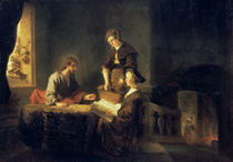 Christ in the House of Martha and Mary by Rembrandt Harmenszoon van Rijn