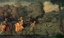 The Flight into Egypt, 1500s by Titian