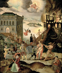 Allegory of Vice and Virtue von Anthuenis Claeissins or Claeissens