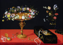 A Still Life of a Tazza with Flowers by Jan Brueghel the Elder