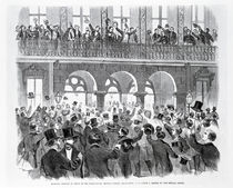 Secession Meeting in Front of the Mills House by American School
