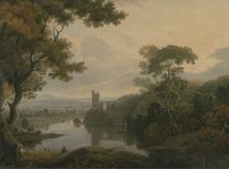 River Landscape, 1773 by George the Elder Barret