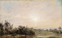 Hampstead Heath, looking towards Harrow by John Constable