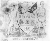 Arms of Ye Confederacie, engraved by H. H. Tilley by G. H. Heap