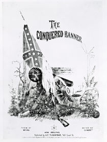 Sheet Music Cover for 'The Conquered Banner' von American School
