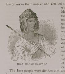 Manco Capac , from 'Narrative and Critical History of America' von English School