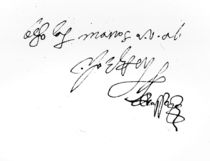 Signature of Lady Jane Grey by Lady Jane Grey
