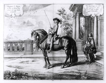 Illustration from a Riding Manual von Abraham Jansz. van Diepenbeke