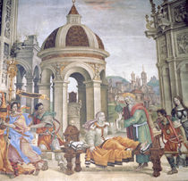 The Raising of Drusiana, from the Strozzi Chapel von Filippino Lippi