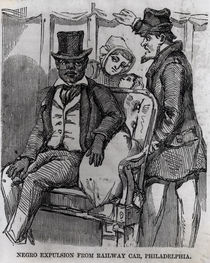 Negro Expulsion from a Railway Car by American School