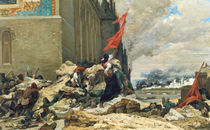 Burning of the Tuileries, 1871 von Georges Clairin