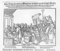A Question to a Mintmaker, c.1500 von Joerg the Elder Breu