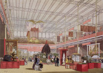 View of the United States section of the Great Exhibition of 1851 von English School