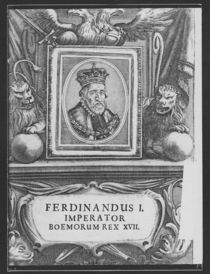 Emperor Ferdinand I , King of Bohemia by German School