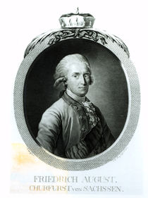 Portrait of Frederick Augustus I by Anton Graff