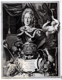 Portrait of Frederick William I von Friedrich Wilhelm Weidemann