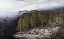 The Forest of Valdoniello, Corsica, 1869 von Edward Lear