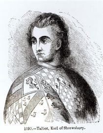 Portrait of John Talbot, first Earl of Shrewsbury by English School