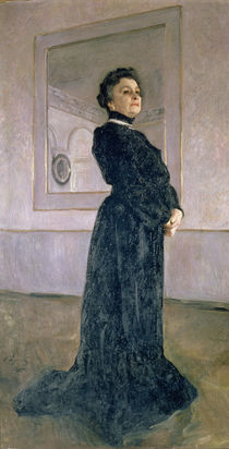 Portrait of Maria Nikolayevna Yermolova 1905 by Valentin Aleksandrovich Serov