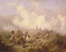 A Scene from the Russian-Turkish War in 1877-78 by Aleksei Danilovich Kivshenko