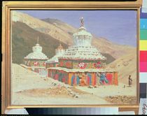 The Death Memorial in Ladakh by Vasili Vasilievich Vereshchagin