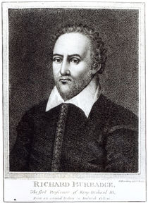 Portrait of Richard Burbadge von Samuel Harding