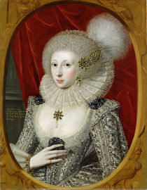 Portrait of a woman, possibly Frances Cotton von Robert the Elder Peake