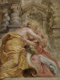 Peace Embracing Plenty, 1633-34 von Peter Paul Rubens
