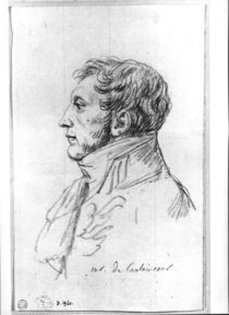 Portrait of Armand Augustin Louis. Marquis de Caulaincourt by Jacques Louis David