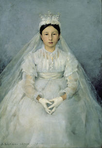 The Young Communicant, 1875 by Jules Bastien-Lepage