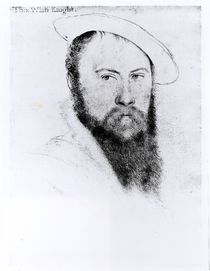 Portrait of Sir Thomas Wyatt the Younger von Hans Holbein the Younger
