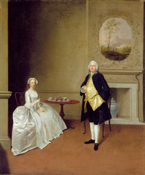 Mr and Mrs Hill, c.1750-51 von Arthur Devis