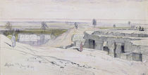 Abydus, 1pm, 12th January 1867 by Edward Lear