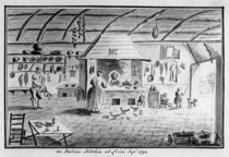 View of an Italian kitchen at Lerici by Italian School