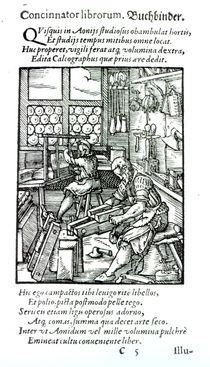 The Bookbinder, published by Hartman Schopper by German School