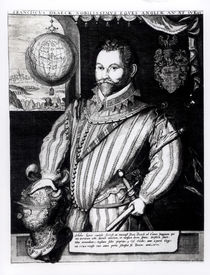 Portrait of Sir Francis Drake von English School