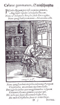 The Gem Engraver, published by Hartman Schopper by German School