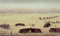 The Desert Camp of Sir Richard Burton by English School
