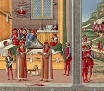 Medieval amputation scene by Italian School