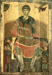 St. Demetrius of Salonica, 12th century by Vladimir-Suzdal School