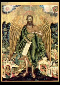 St. John the Baptist, Angel of the Wilderness von Russian School
