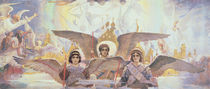 Central Panel from the Threshold of Paradise von Victor Mikhailovich Vasnetsov