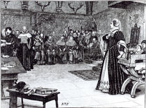 Trial of Mary Queen of Scots in Fotheringhay Castle von Edouard Berveiller