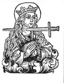 St. Lucy from 'Liber Chronicarum' by Hartmann Schedel by German School