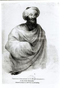Portrait of Sheikh Ibrahim by Henry Salt